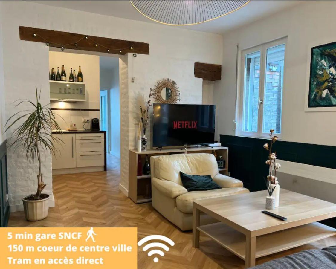 Appartamento Coeur De Reims Logement Entier Esterno foto
